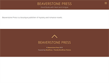 Tablet Screenshot of beaverstonepress.com